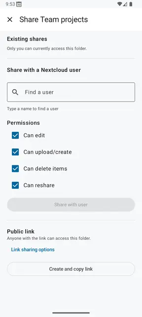 Screenshot 4 of Simple Nextcloud