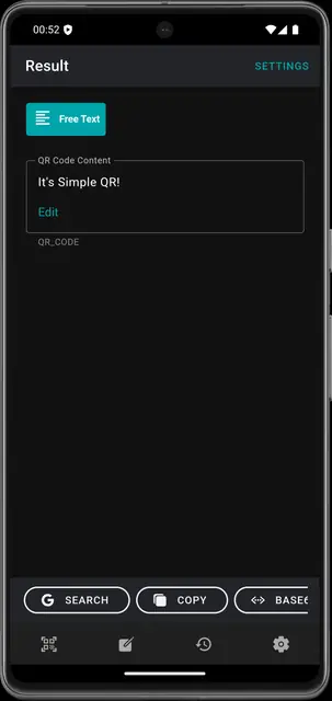 Screenshot 3 of Simple QR