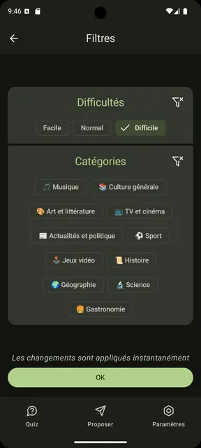 Screenshot 3 of Simple Quiz FR
