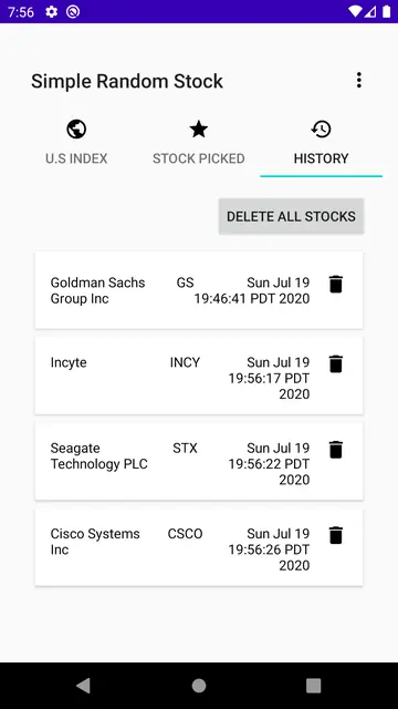 Screenshot 2 von Simple Random Stock