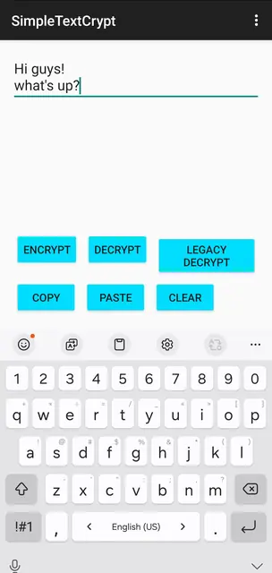 Screenshot 2 of Simple Text Crypt