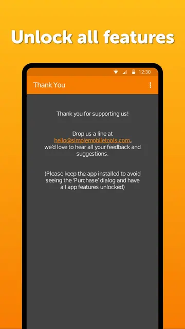 Screenshot 1 von Simple Thank You