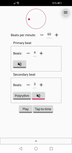 Screenshot 1 von SimpleAdvancedMetronome