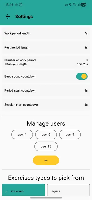 Screenshot 3 of SimpleHIIT