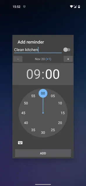 Screenshot 1 of SimpleReminder