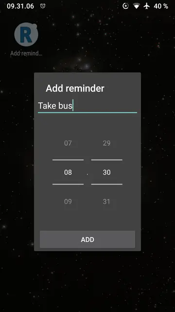 Screenshot 2 of SimpleReminder