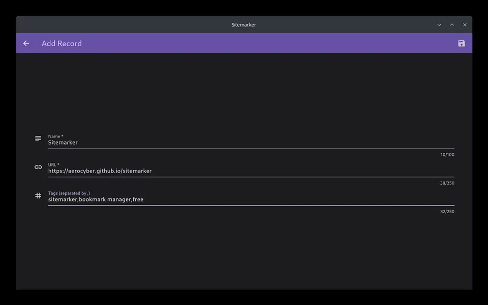 Screenshot 1 of Sitemarker