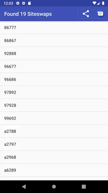 Screenshot 2 of Siteswap Generator