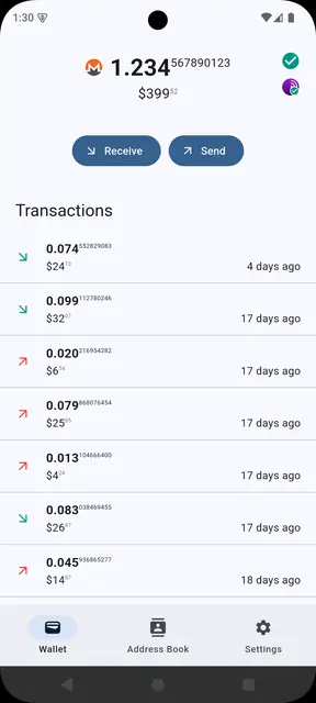 Screenshot 1 von Skylight Wallet