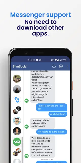 Screenshot 3 of SlimSocial for Facebook