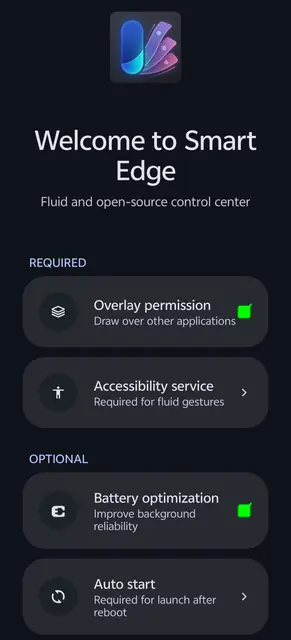 Screenshot 1 of Smart Edge: Sidebar & Gestures