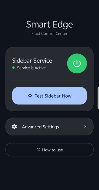 Screenshot 2 of Smart Edge: Sidebar & Gestures
