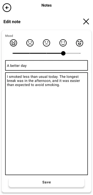 Screenshot 3 of Smoking Tracker