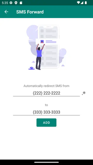 Screenshot 1 von SMS Forward