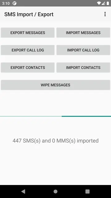 Screenshot 2 of SMS Import / Export