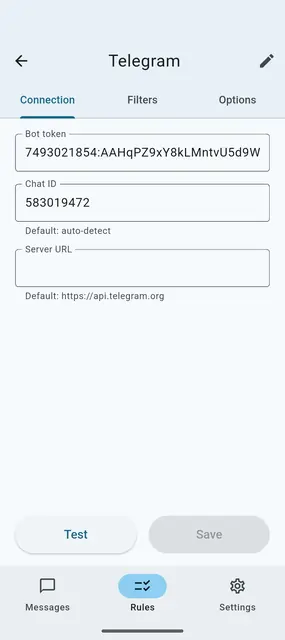 Screenshot 4 of SMS Telebot