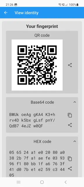 Screenshot 4 of SMSecure