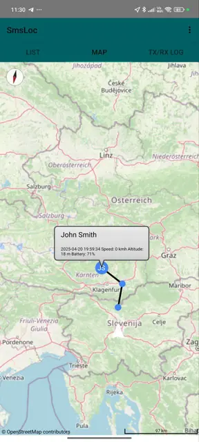 Screenshot 1 von SmsLoc