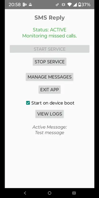 Screenshot 1 von SmsReply