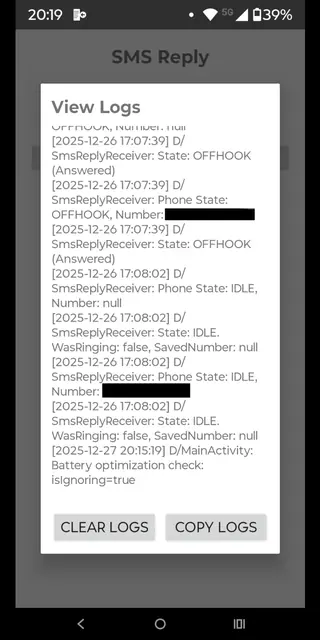 Screenshot 4 von SmsReply