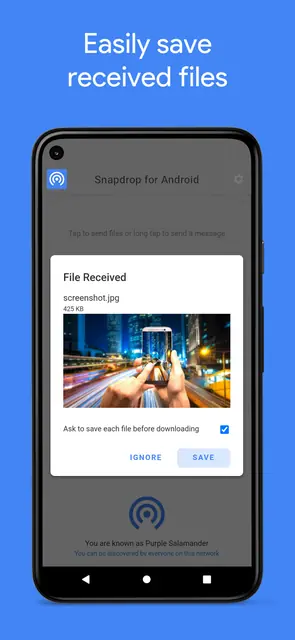 Screenshot 4 of Snapdrop & PairDrop for Android
