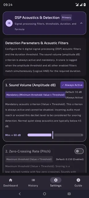 Screenshot 2 of Snore Detector