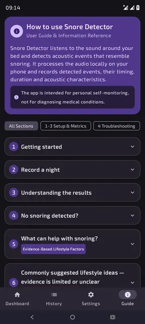 Screenshot 3 of Snore Detector