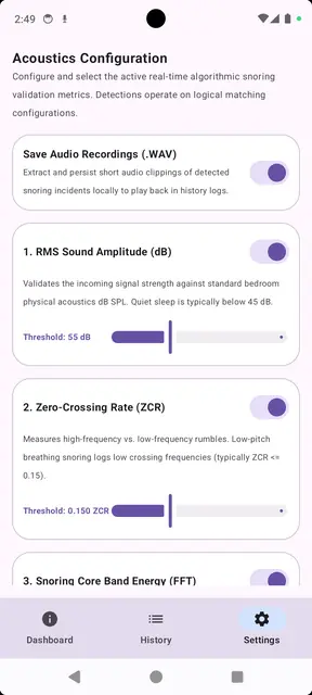 Screenshot 4 of Snore Detector