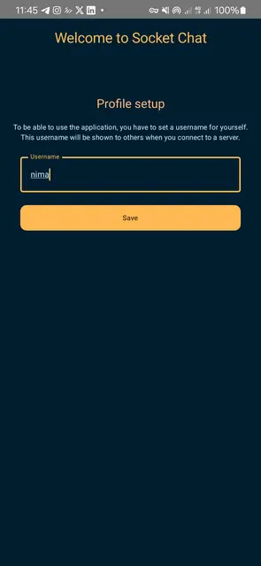 Screenshot 1 von SocketChat
