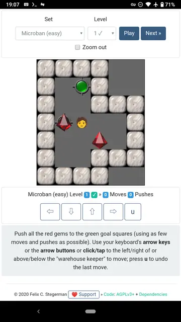 Screenshot 1 of Sokoban(g)