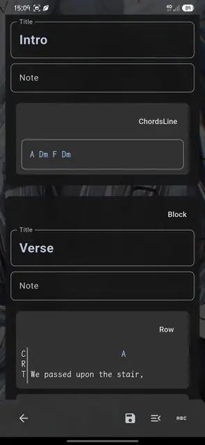 Screenshot 2 von songbook