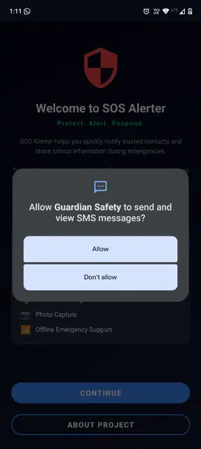 Screenshot 3 of SOS Alerter