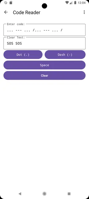 Screenshot 3 of SOS Flashlight: Advanced Morse Code Tool