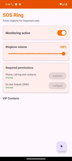 Screenshot 1 of SOS Ring