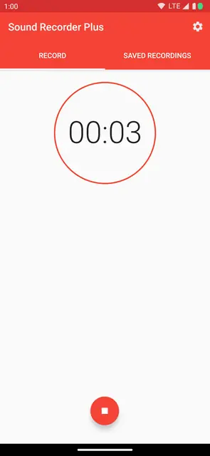 Screenshot 2 of Sound Recorder Plus