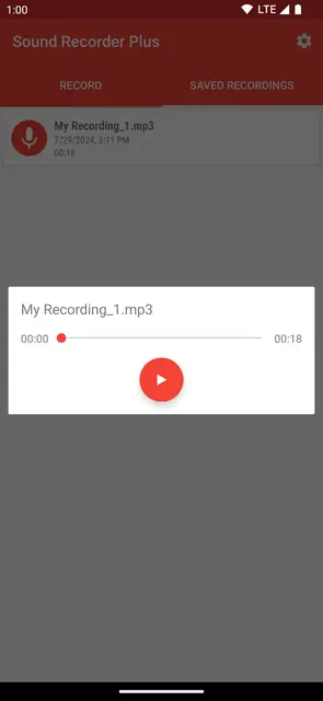 Screenshot 4 of Sound Recorder Plus