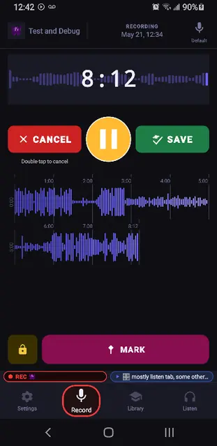 Screenshot 1 von SoundTree Recorder