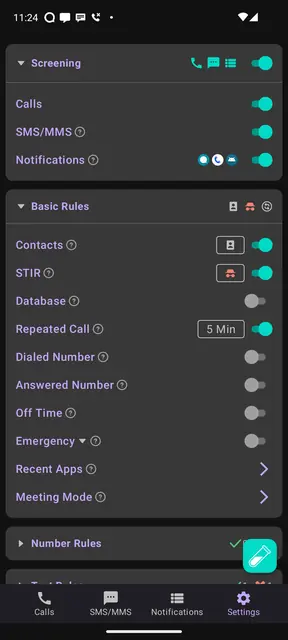 Screenshot 4 von SpamBlocker Extended (Call/SMS/Notification)