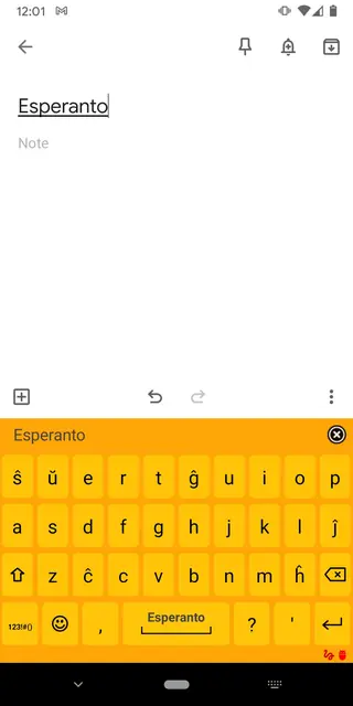 Screenshot 1 of Spanish for AnySoftKeyboard
