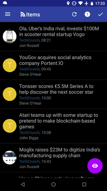 Screenshot 1 von spaRSS DecSync