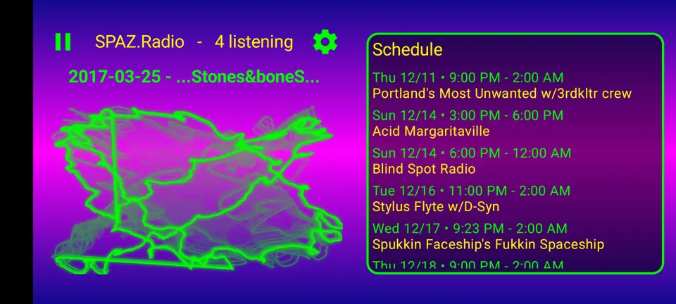 Screenshot 1 of SPAZ Radio