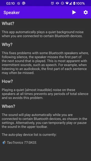 Screenshot 1 von Speaker