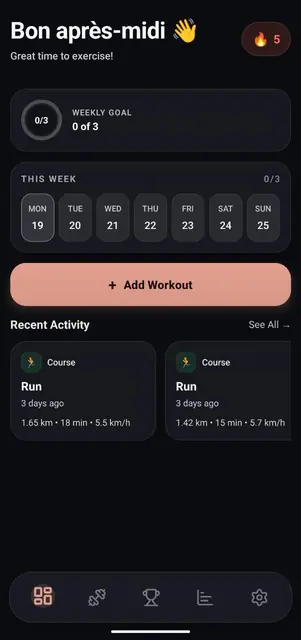Screenshot 1 von Spix - Privacy Fitness Tracker