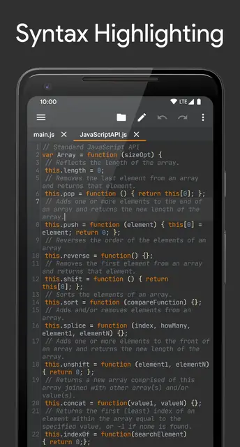 Screenshot 1 of Squircle CE - Code Editor