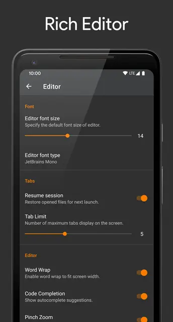 Screenshot 4 of Squircle CE - Code Editor
