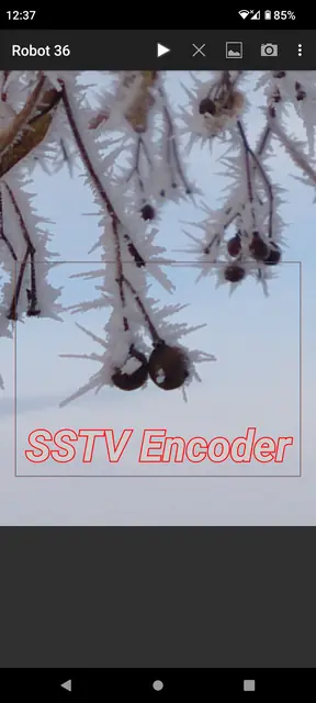Screenshot 1 von SSTV Encoder