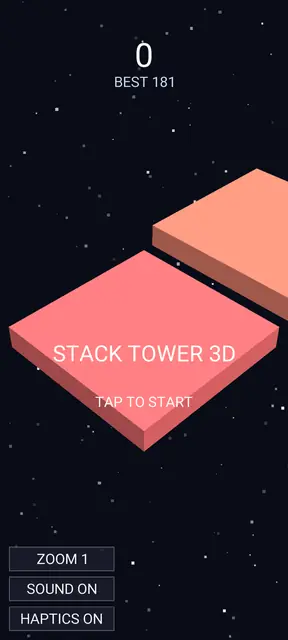Screenshot 1 of Stack Tower 3D