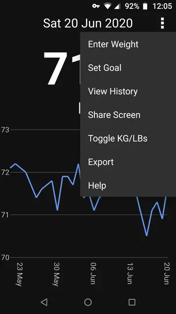 Screenshot 2 of StarGW Weight