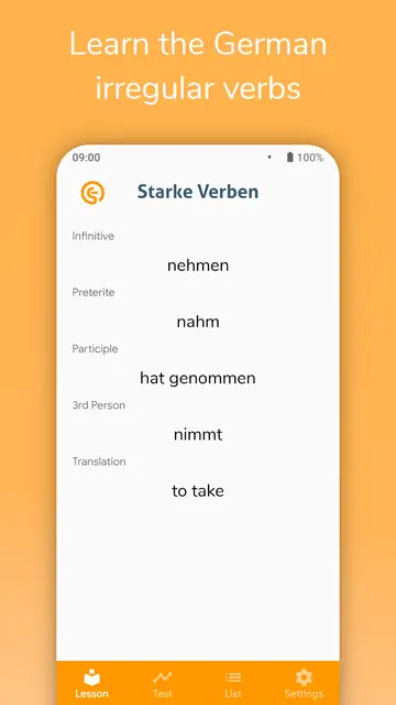Screenshot 1 of Starke Verben