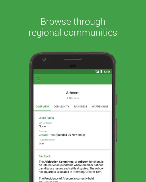 Screenshot 3 of Stately for NationStates
